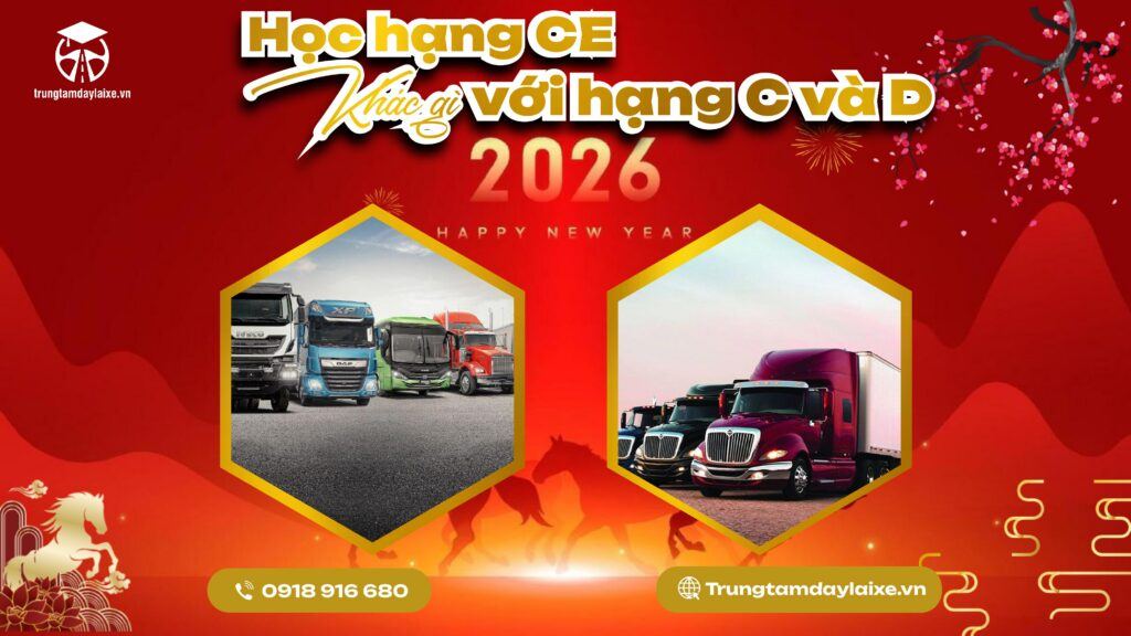 Học Hạng CE Khác Gì Với Hạng C Và D? So Sánh Chi Tiết 1 hang-CE
